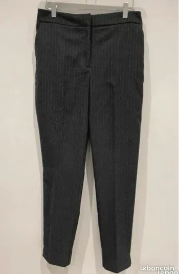 Pantalon fines rayures -42/44