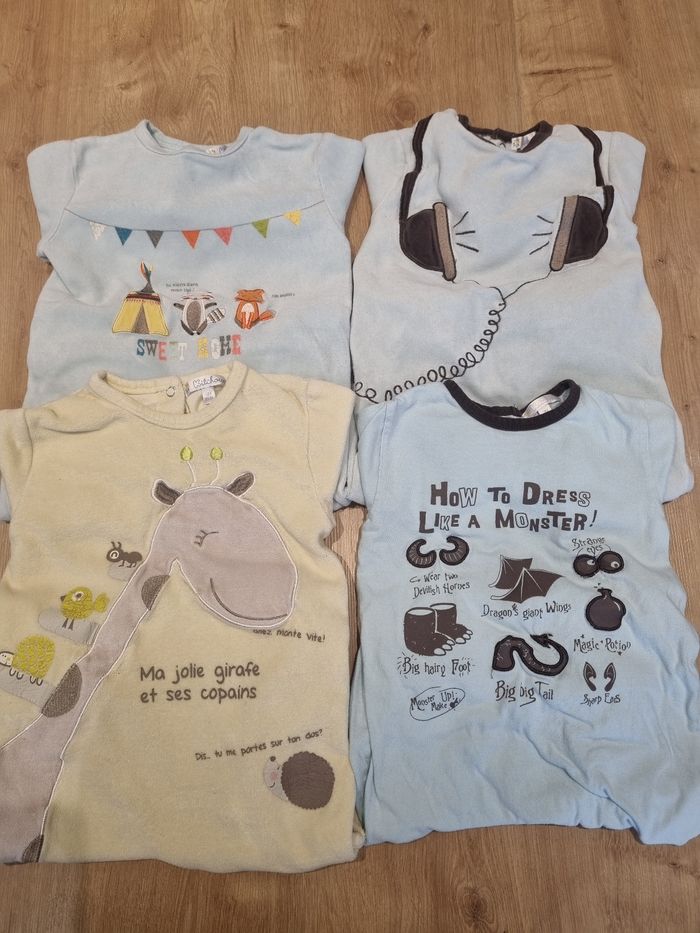 Lot de 4 pyjamas