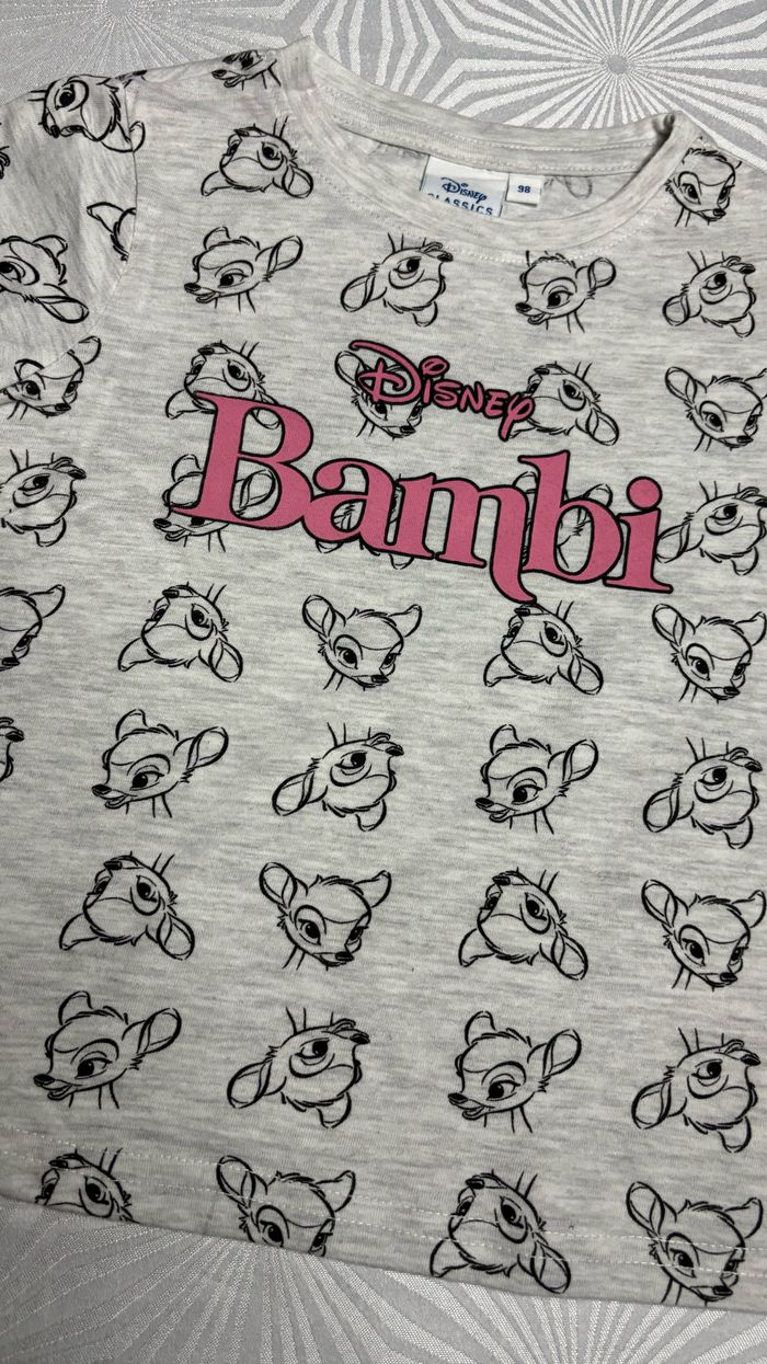 Tee-shirt manches courtes Bambi 3 ans - photo numéro 3