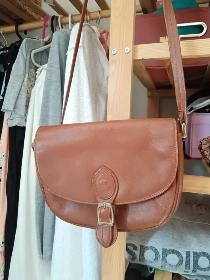 Sac vintage Sabrina cuir - photo numéro 4