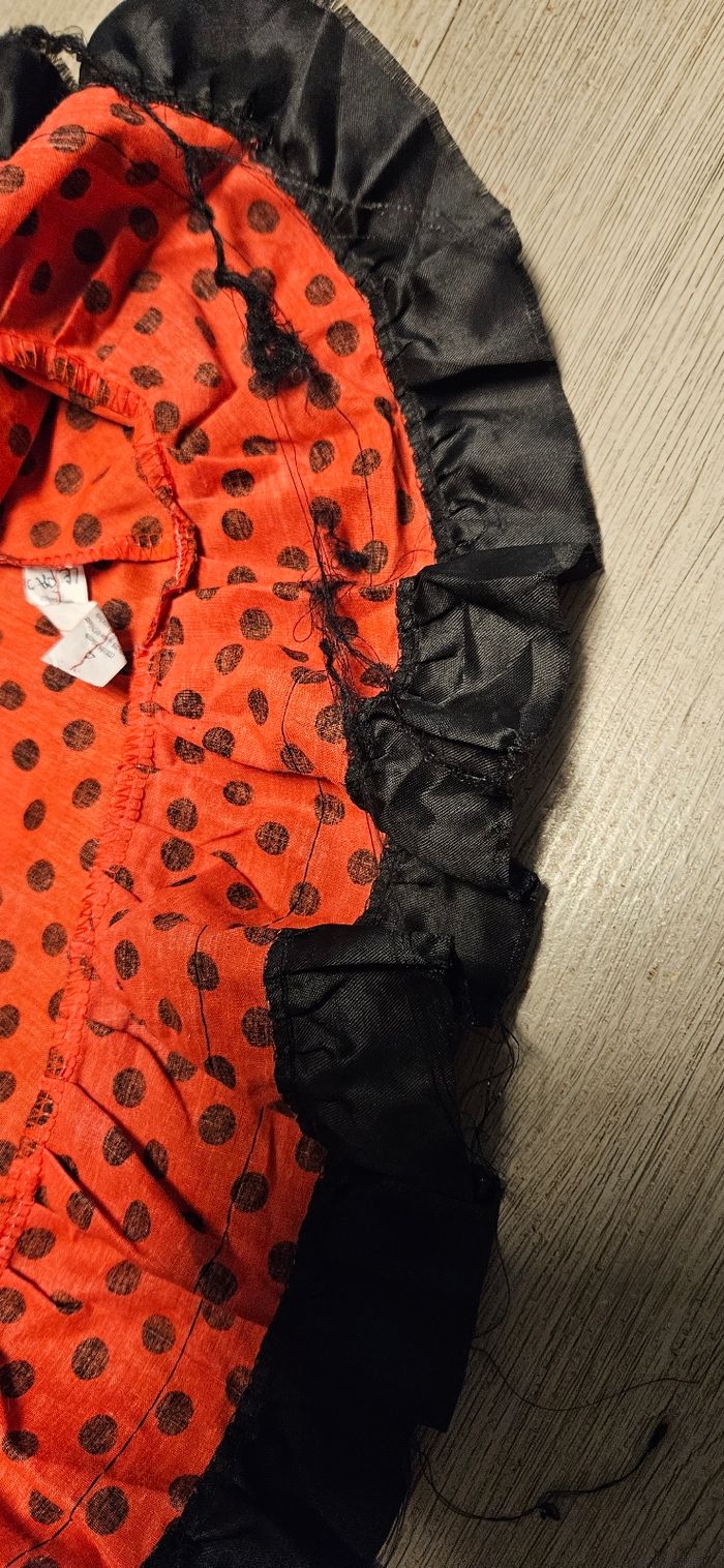 Déguisement fille, robe de flamenko + pince àcheveux, 4 ans - photo numéro 2