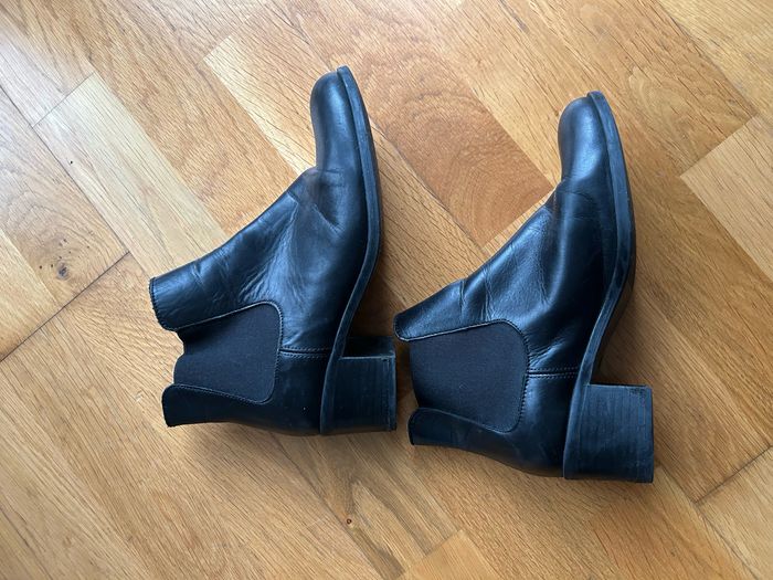 Bottines noires texto - photo numéro 3