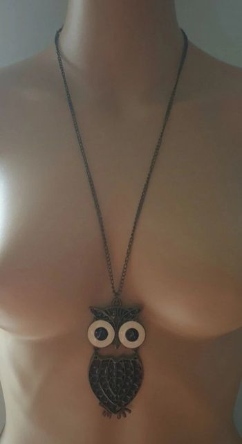 🩷 Collier hibou #emyfleury_bijoux