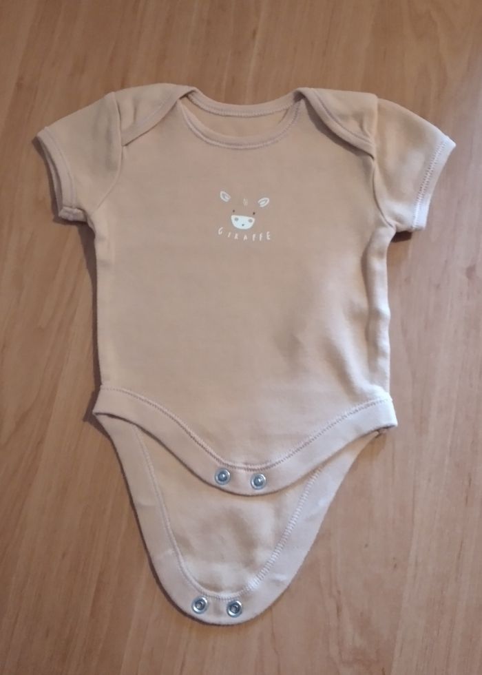 Lot de 3 Bodies manches courtes 0/1 mois garçon - photo numéro 6