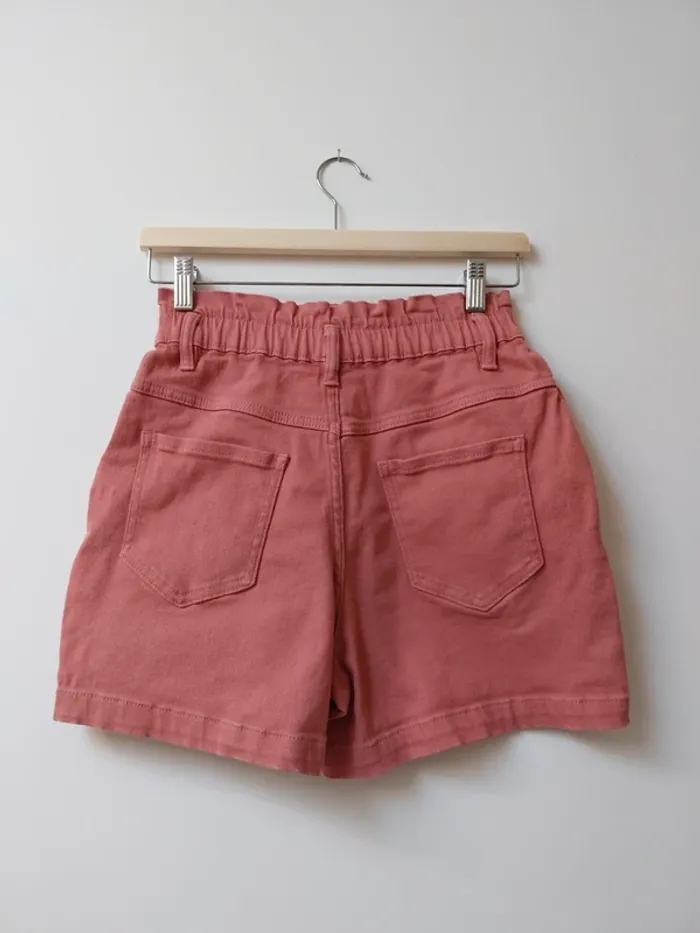 Short en jean rose mom Tezenis 36 - photo numéro 2