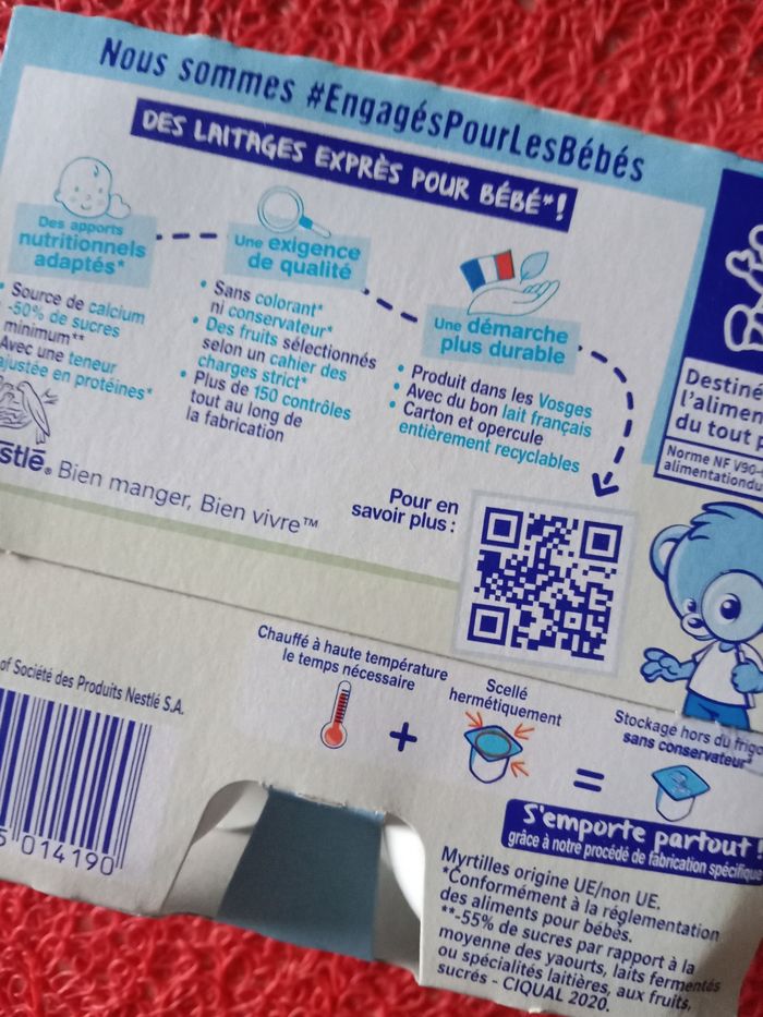 Yaourts p'tit brassé myrtille - photo numéro 5