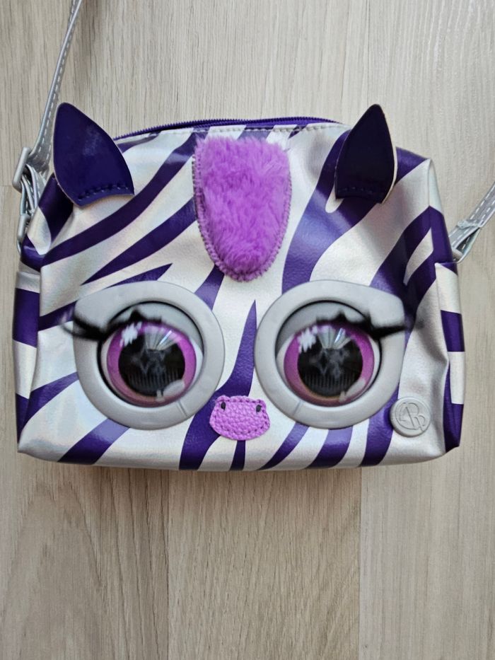 Purse pets zèbre argenté - photo numéro 2