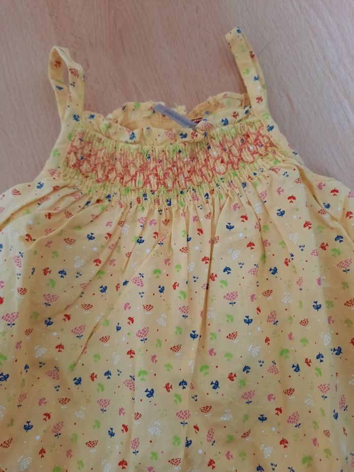 Robe été 6 mois jaune - photo numéro 2