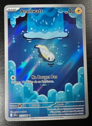 Carte pokémon neuve 🇨🇵 Anchwatt 113/086 Foudre noire 