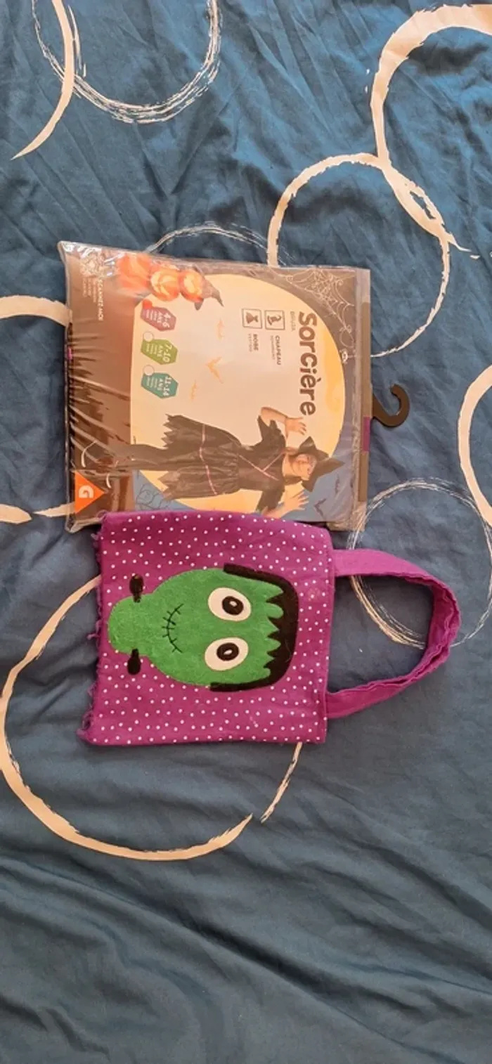 Déguisement d'halloween + sac