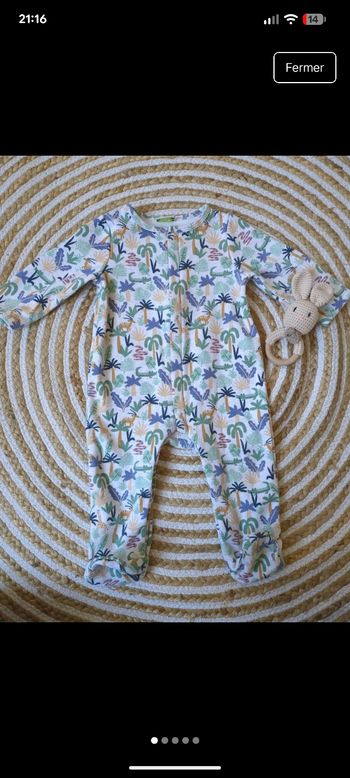 Pyjama chaud 12 mois