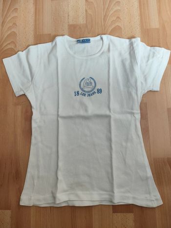 T-shirt blanc lee jeans 1889 betc taille S 100% coton