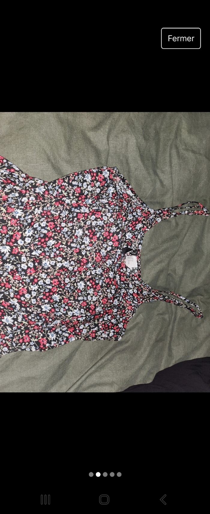 Combishort fleuri H&M - photo numéro 2