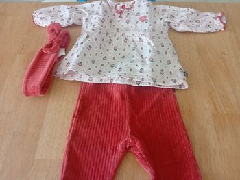 Ensemble Hiver Sucre D'Orge Fille 6 Mois 