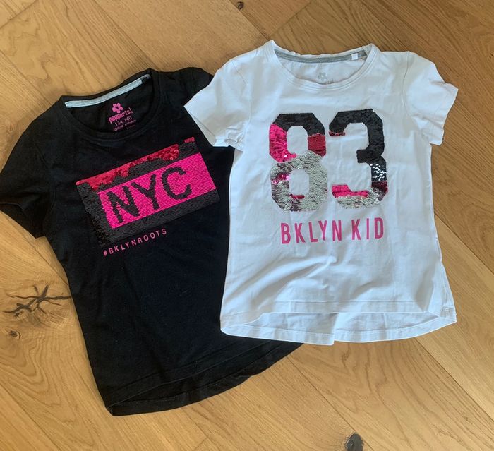 Lot de 2 tshirts Pepperts taille8/10 ans