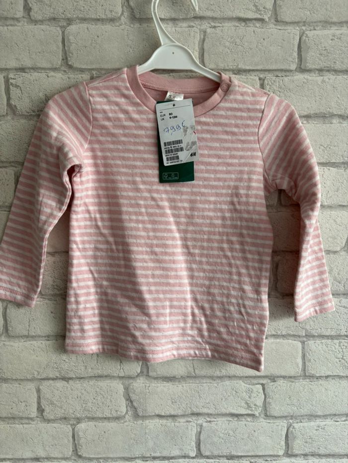Haut H&M taille 9/12 mois