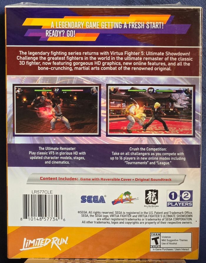 Virtua fighter 5 Ultimate Showdown Ps4 (Version 2.0) neuf sous Blister - photo numéro 2