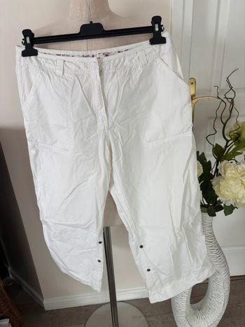 Pantacourt léger blanc T42