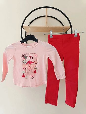 3 ans ensemble teeshirt c&a et pantalon Tape à l'oeil
