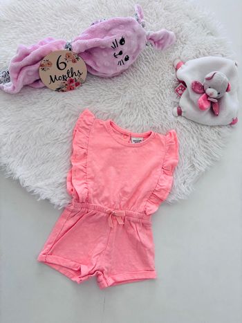 Combi short bébé fille 
