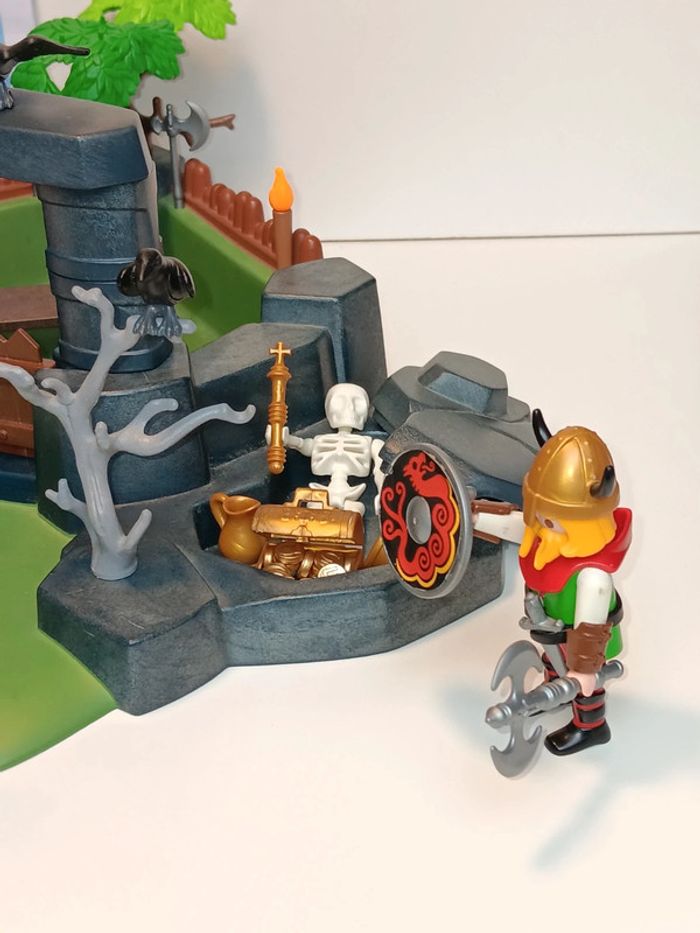 Lot figurines playmobil camp de Vikings - photo numéro 5