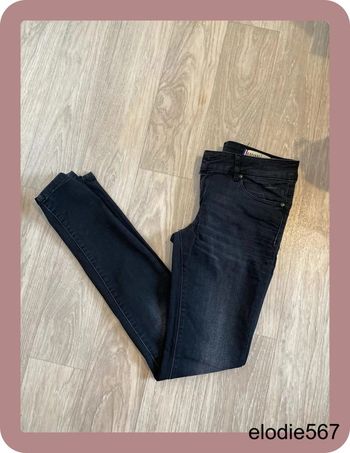 Jean slim kaporal noir