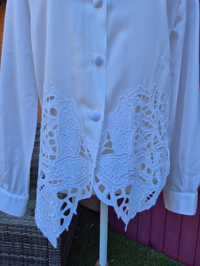 Chemisier blanc pour femme T. 38 Lyss - photo numéro 4