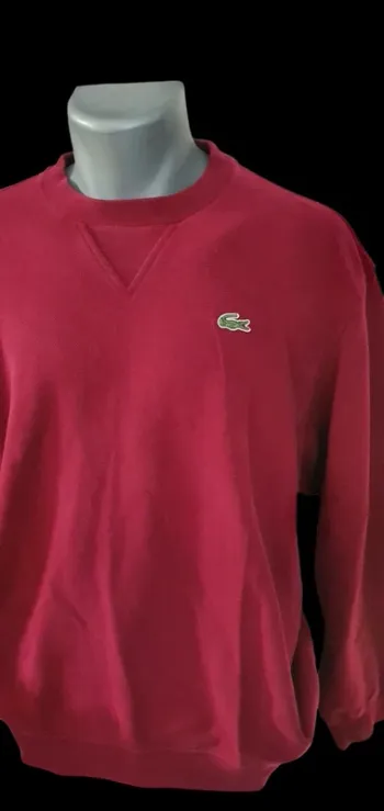 Sweat rouge homme Lacoste 4 (M)