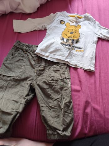 Ensemble pantalon + t-shirt Winnie thé pooh