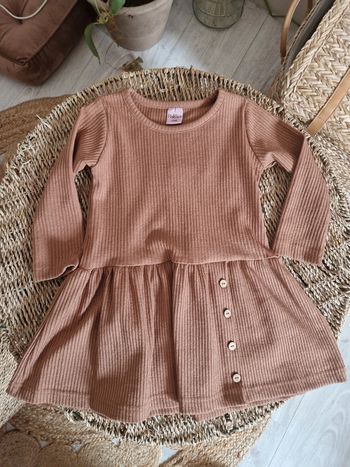 Jolie robe marron style nature bohème 🐇3 ans🐇