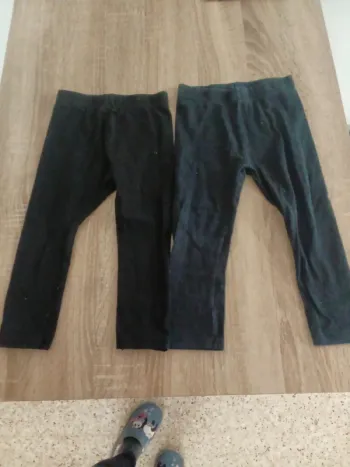 🌹2 leggings mixte 24 mois 🌹