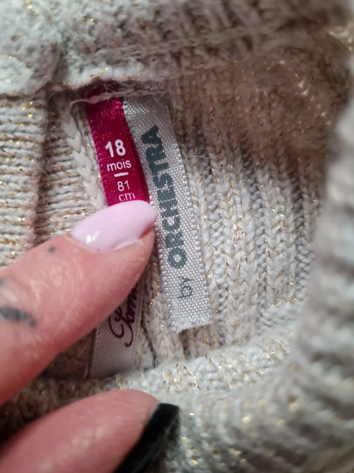 Robe pailleté fille orchestra 18 mois - photo numéro 4