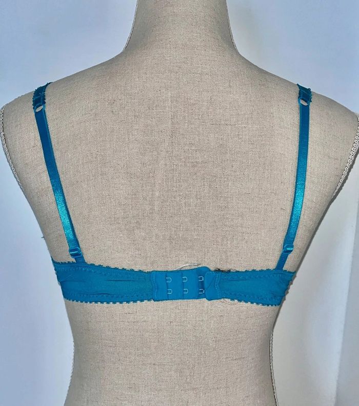 💕 soutien gorge bleu turquoise taille 85c - photo numéro 2