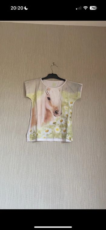 T-shirt 6 ans avec poney