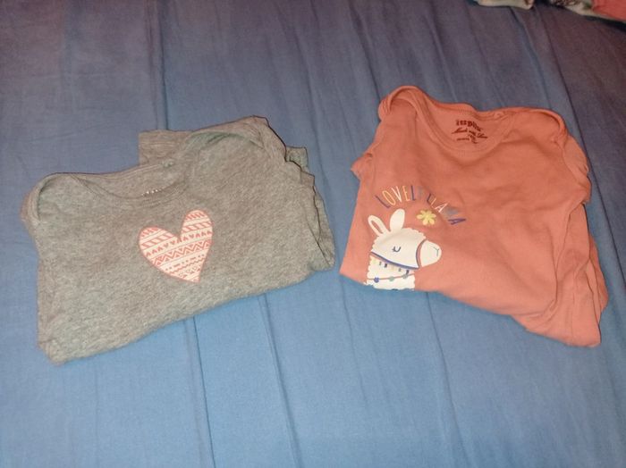 Bodies Manches longues 12 mois