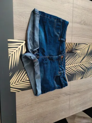 Short en jeans femme