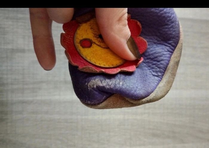 Chaussons en cuir Augusta baby pointure 21 - photo numéro 3