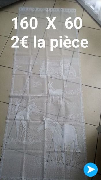 1 panneau / voilage 160X60cm