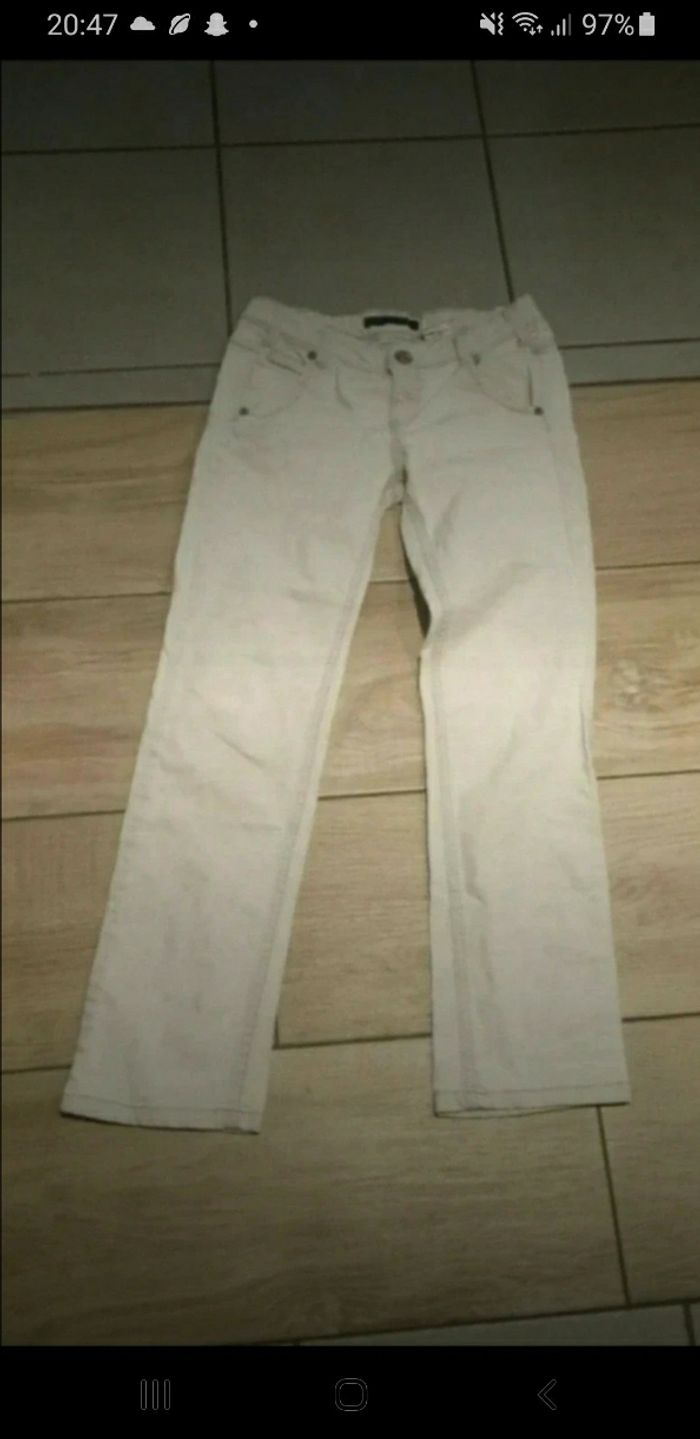 Jeans clair fille ikks 10 ans