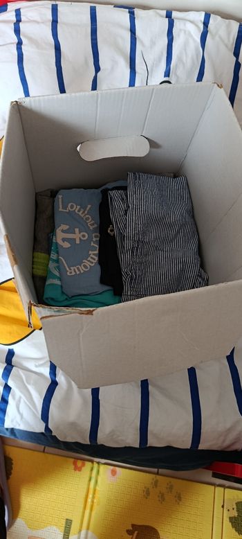 Lot 25 vêtements bebe garçon 6mois