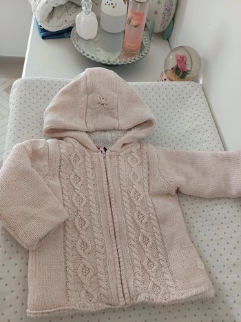 Gilets laine molletonné bebe fille 18 mois