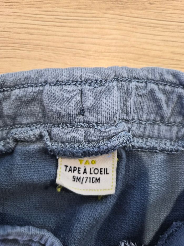 Pantalon bleu ciel, Tape à l'œil, 9 mois - photo numéro 3