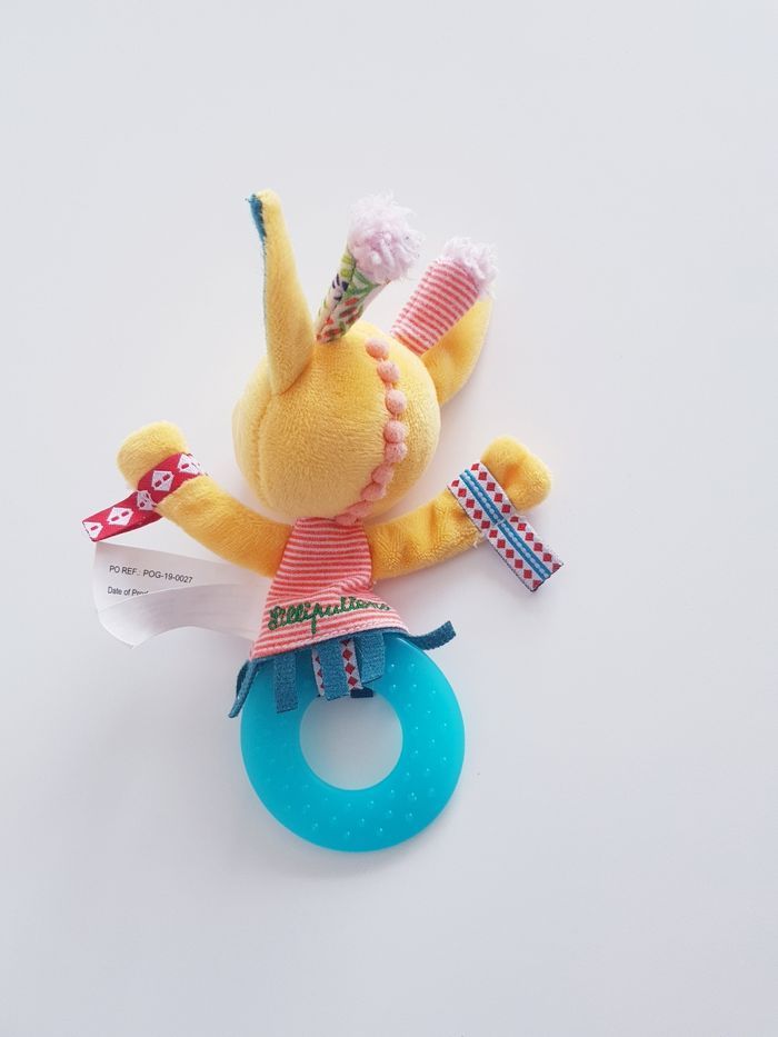 Lilliputiens - Zia - Hochet de dentition - Girafe - photo numéro 2