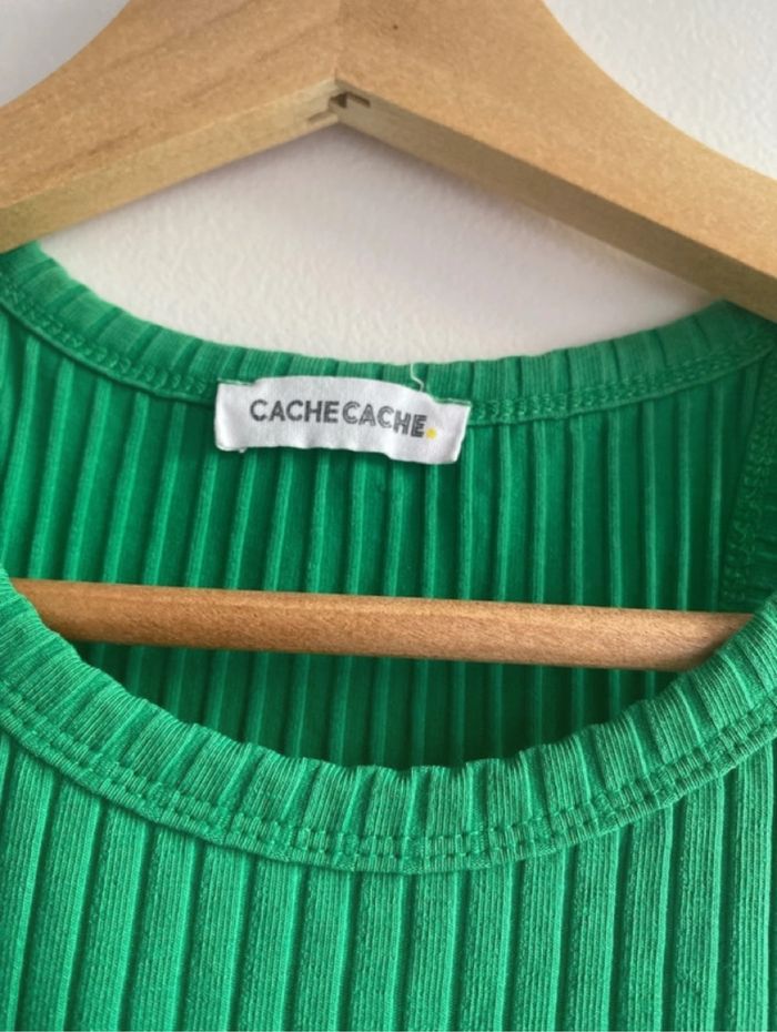 Débardeur / top vert - photo numéro 3