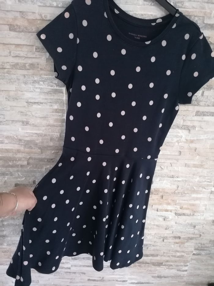 Robe à pois fille taille 14ans monoprix - photo numéro 2