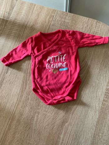 Body petite coquine pour toujours taille 3 mois
