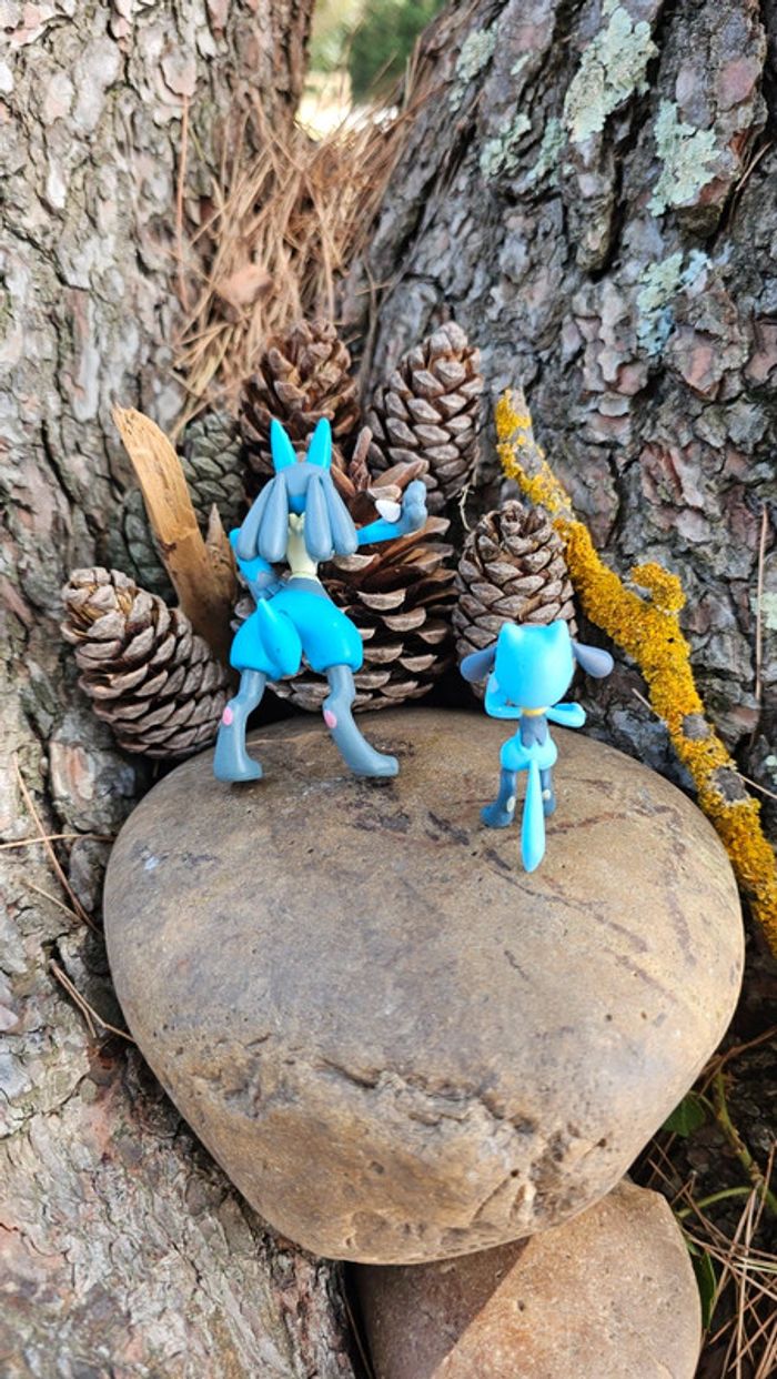 Super figurine Pokemon Nintendo Évolution lucario riolu - photo numéro 5