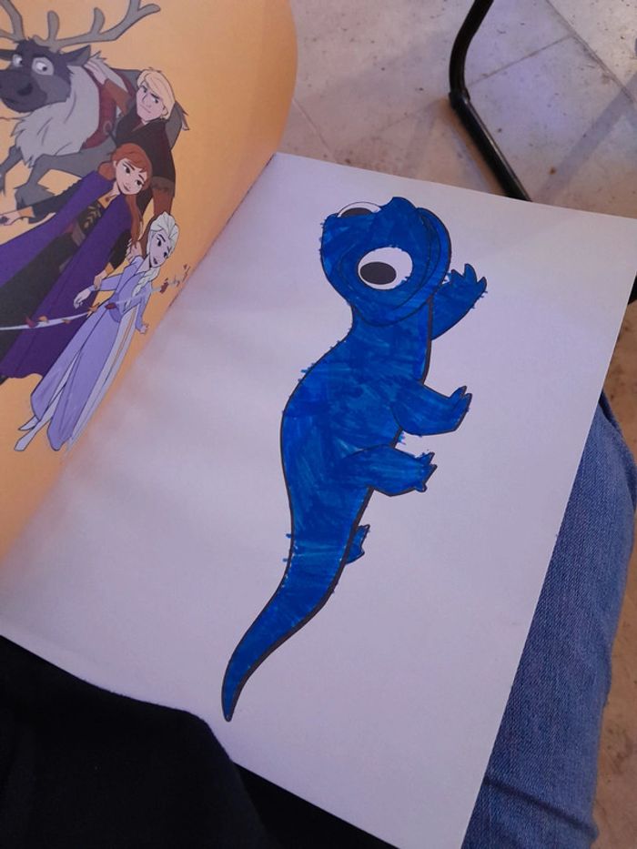 Livre de coloriage reine des neiges - photo numéro 3