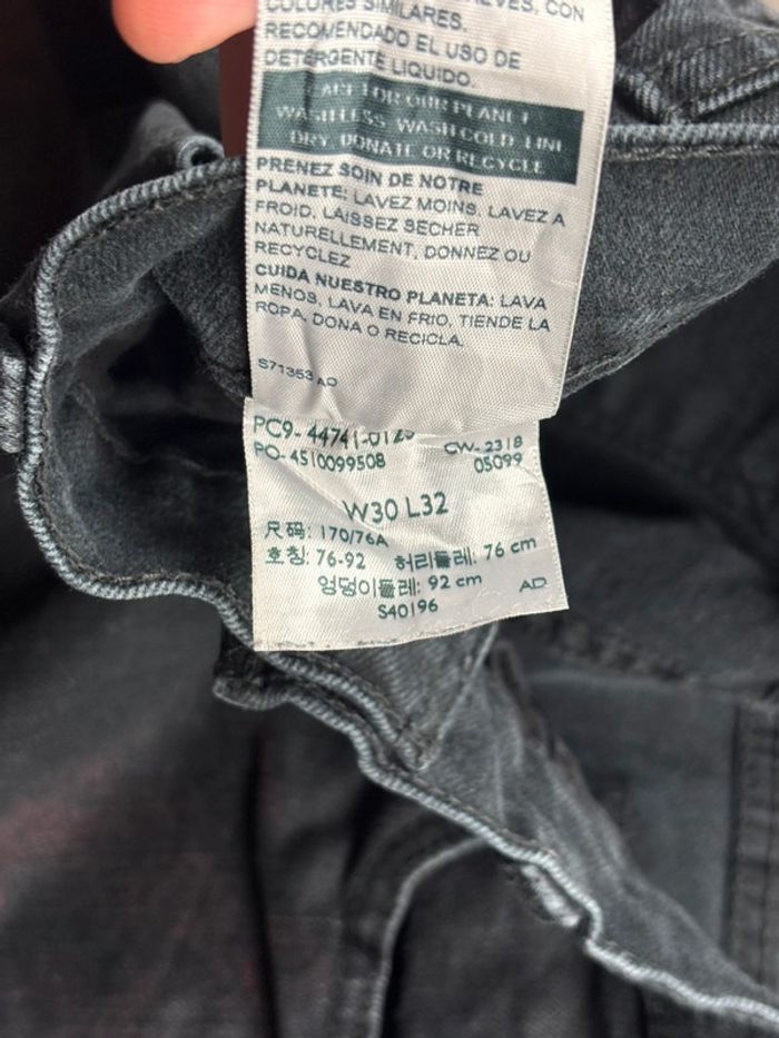 Jean pantalon coupe slim 216 denizen levis noir W30 L32 - photo numéro 12