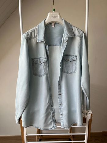 Veste en jean Amisu taille M couleur bleu bon état